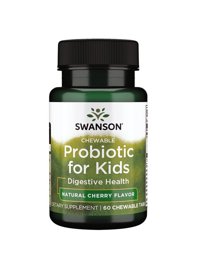 Swanson PROBIOTIC Kids NAT Cherry 60 CHWBL - Image 1