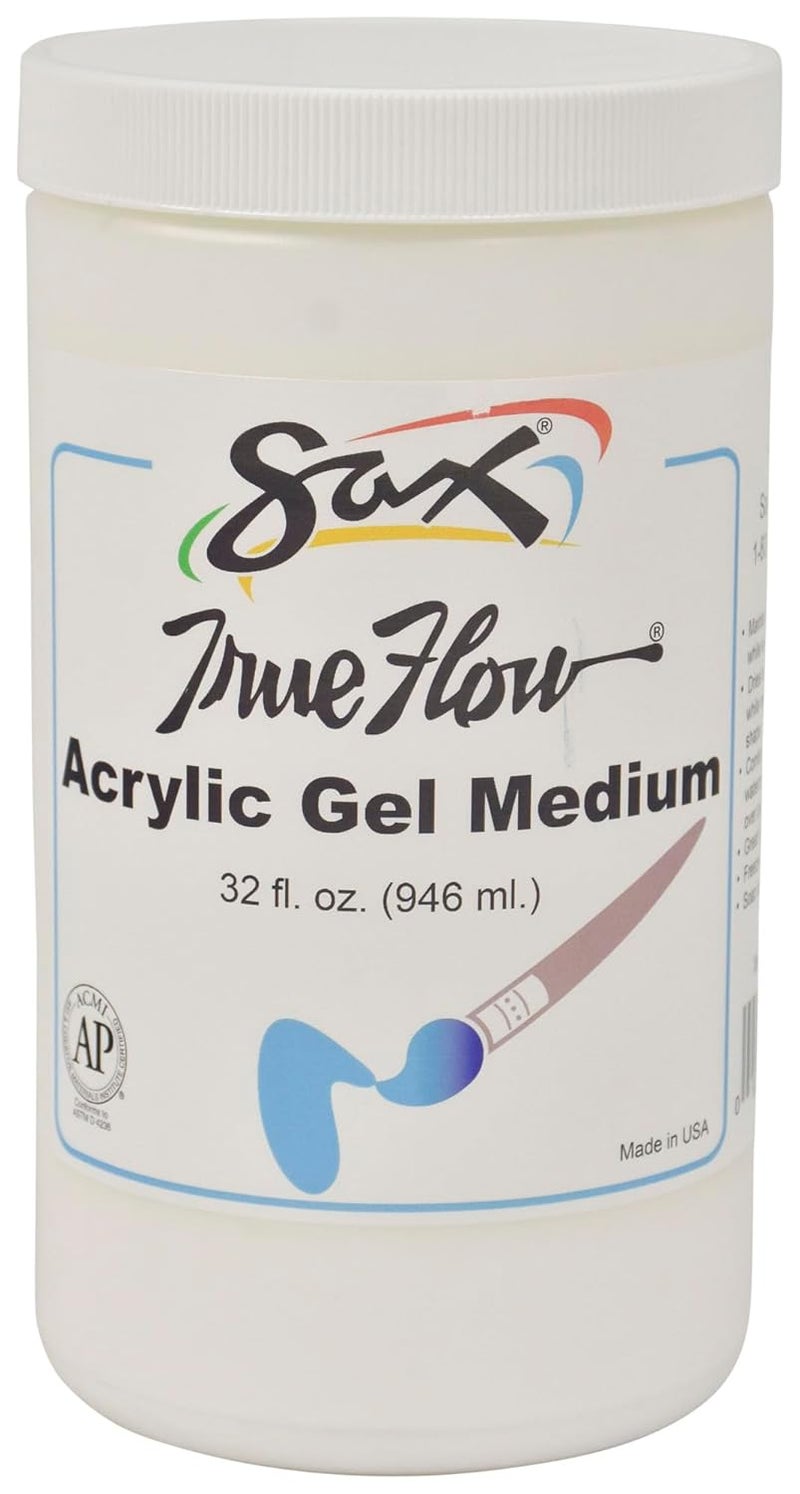 Sax True Flow Acrylic Gel Medium - 1 Quart (32 fl. oz.) - Image 3