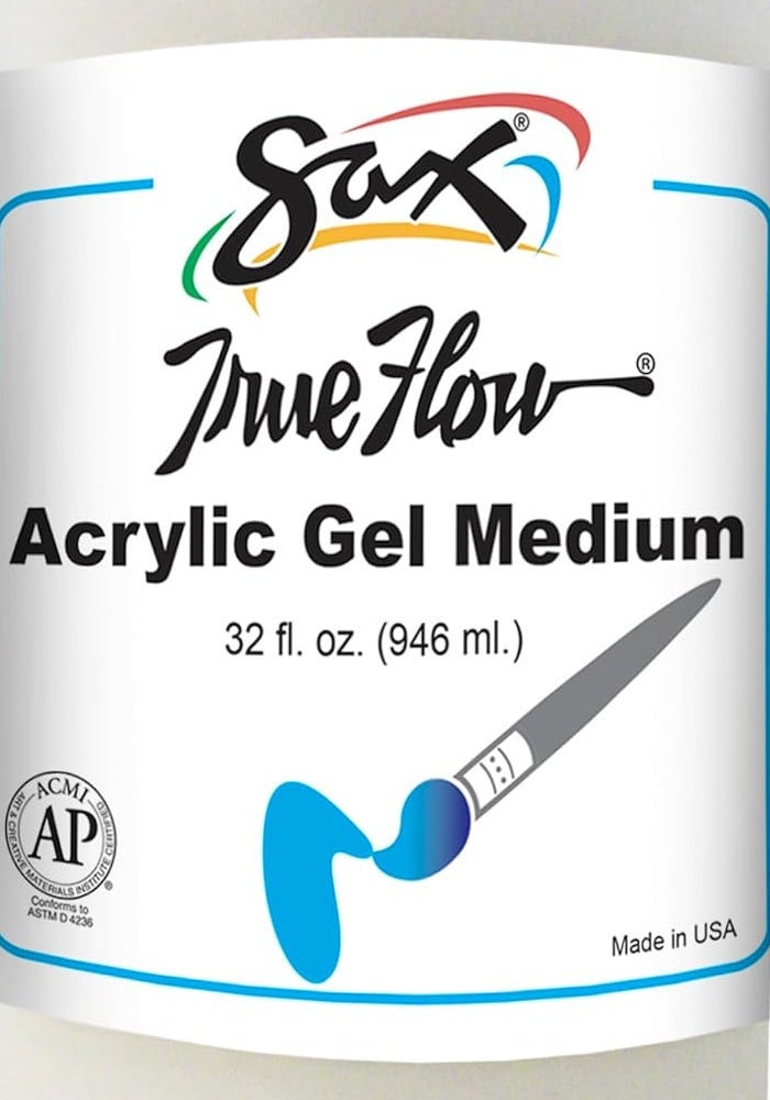 Sax True Flow Acrylic Gel Medium - 1 Quart (32 fl. oz.) - Image 1