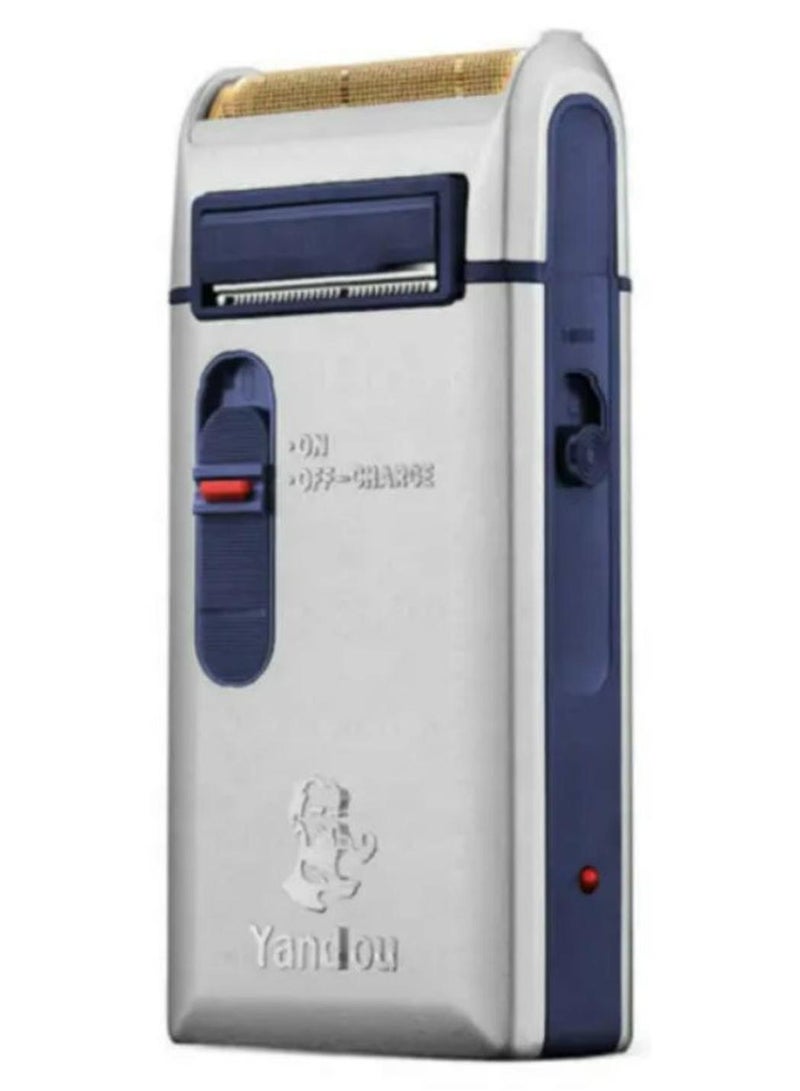 YANDOU Rechargeable Electric Shaver In Silver - Image 1