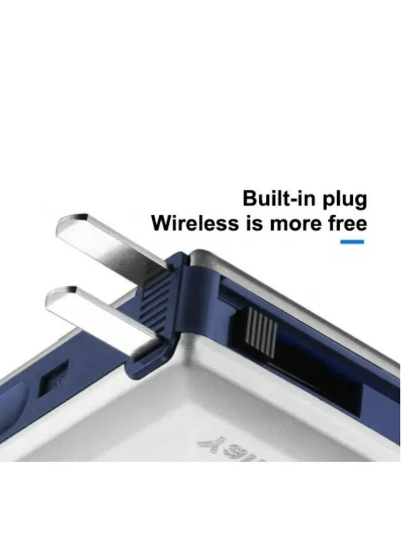 ياندو  ماكينة حلاقة كهربائية قابلة لإعادة الشحن باللون الفضي - Image 5