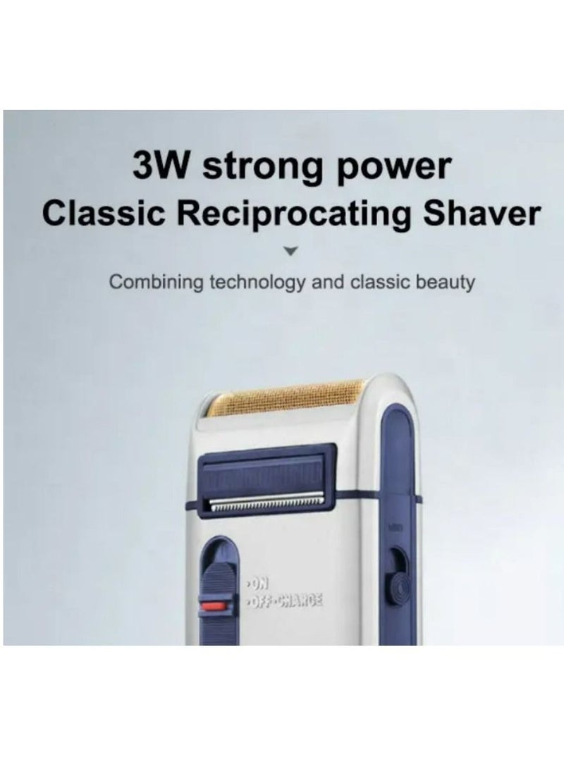 ياندو  ماكينة حلاقة كهربائية قابلة لإعادة الشحن باللون الفضي - Image 2