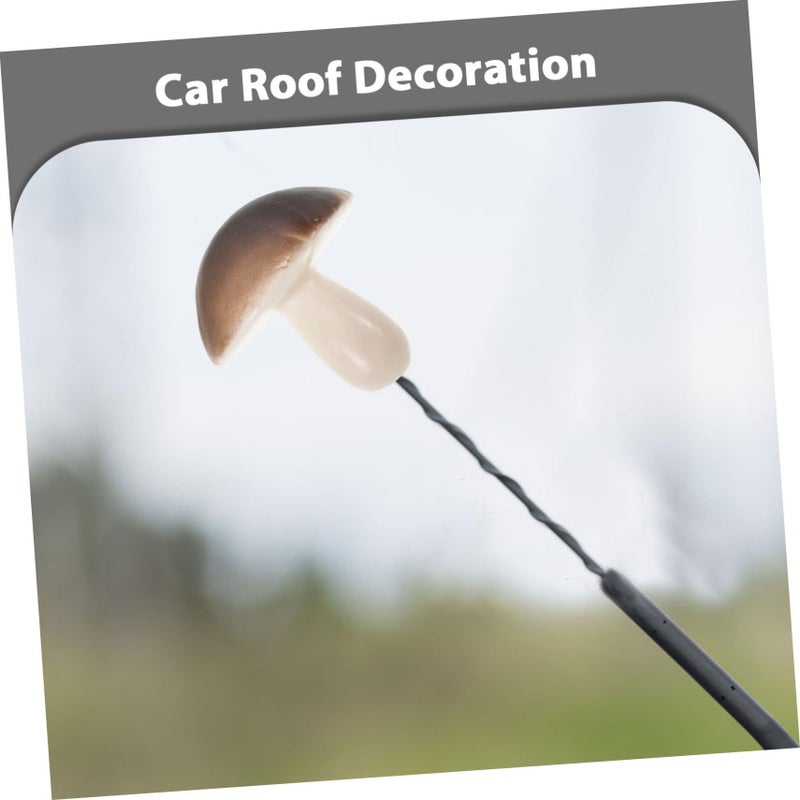Weather Resistant Mushroom Car Antenna Topper Exterior Roof Decoration - Image 4