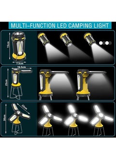 LED Work Light Rechargeable Camping Lantern, Portable 1200mAh Tent Flashlight by USB Charging, Car Repair Household and Emergency Use - pzsku/Z6075C710D66634A08BEEZ/45/_/1690277932/bcb277ce-aaa4-405b-85e9-a5674d31d379