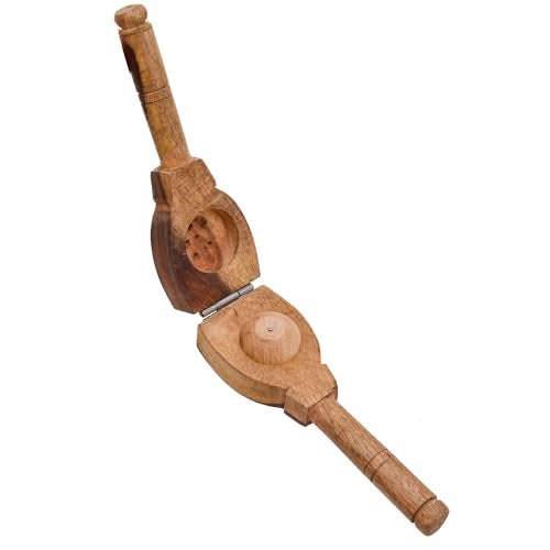 VISMAY'S VISMAY’S Wooden Lemon Squeezer Nimbu Nichod Handmade 19 CM Strong Grip Kitchen Bar Restaurant Use - Image 2