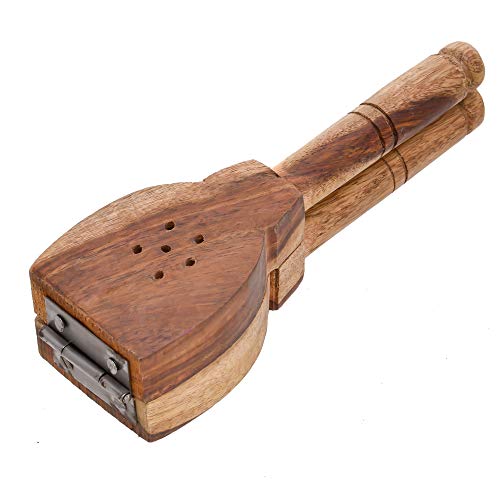 VISMAY'S VISMAY’S Wooden Lemon Squeezer Nimbu Nichod Handmade 19 CM Strong Grip Kitchen Bar Restaurant Use - Image 1