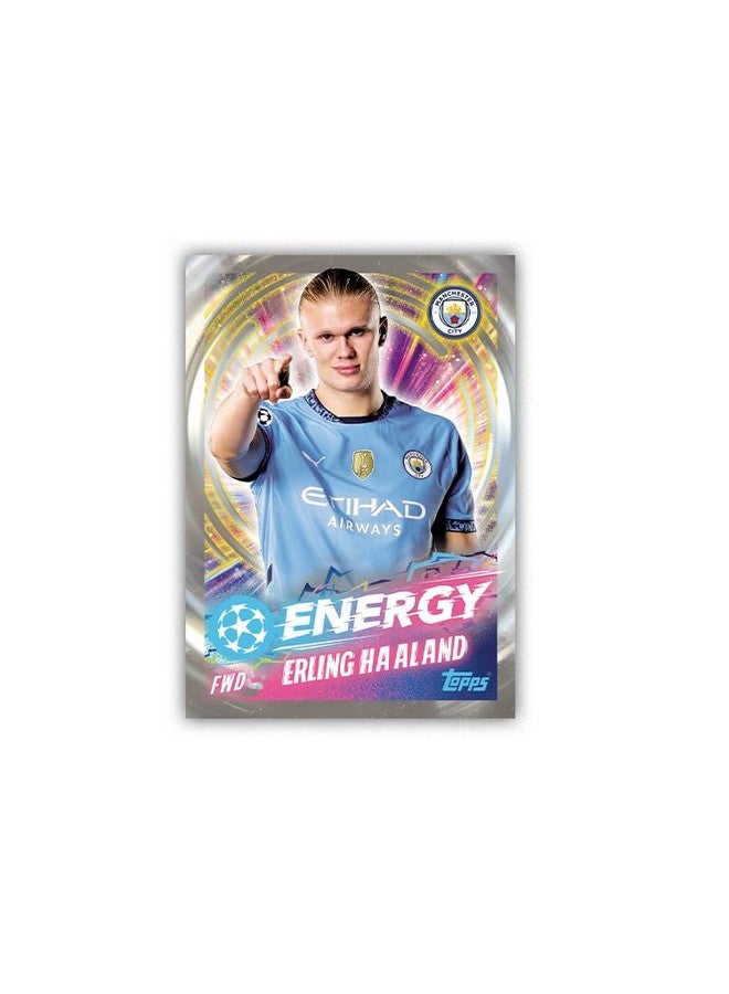 Topps Topps UEFA Champions League Stickers 24/25 - Starter Pack - Contains an 80 Page Sticker Album and 3 Packets (18 Stickers), one of which is a Lucky Packet with an Extra Special Shiny Sticker Inside!  - Image 5