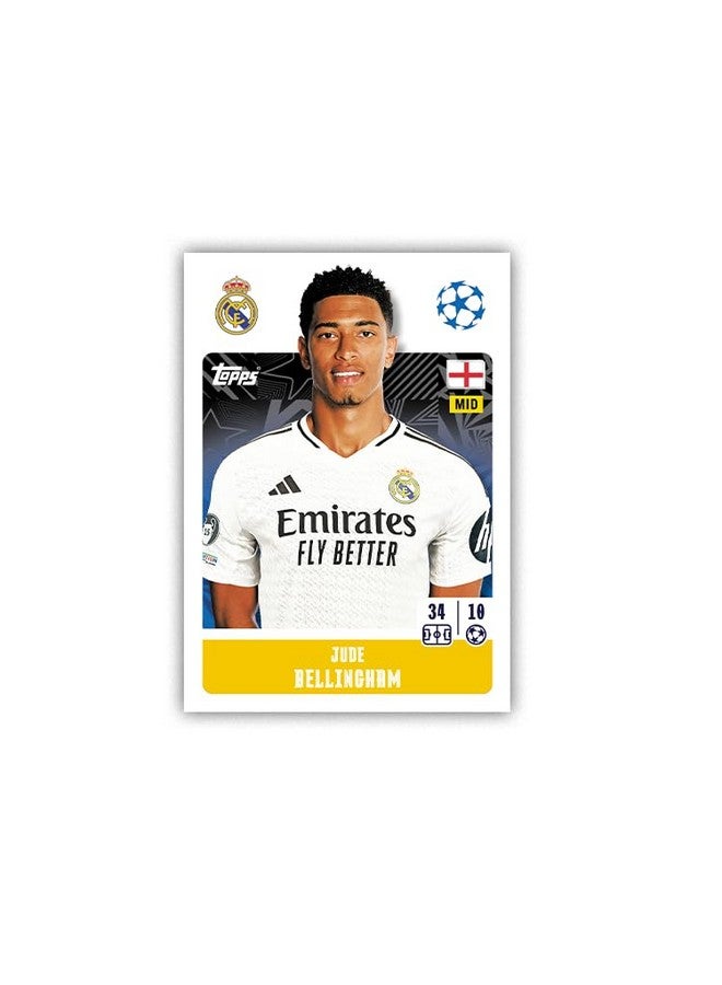 Topps Topps UEFA Champions League Stickers 24/25 - Starter Pack - Contains an 80 Page Sticker Album and 3 Packets (18 Stickers), one of which is a Lucky Packet with an Extra Special Shiny Sticker Inside!  - Image 3