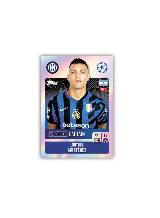 Topps Topps UEFA Champions League Stickers 24/25 - Starter Pack - Contains an 80 Page Sticker Album and 3 Packets (18 Stickers), one of which is a Lucky Packet with an Extra Special Shiny Sticker Inside!  - Image 4