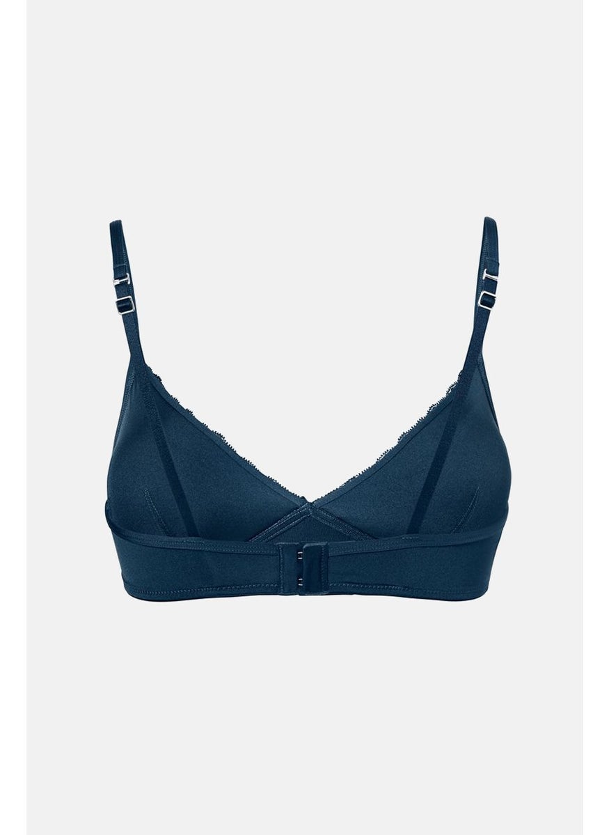 Tchibo Women Non Padded Non Wire Soft Bra, Navy  - Image 2