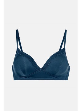 Tchibo Women Non Padded Non Wire Soft Bra, Navy  - Image 3