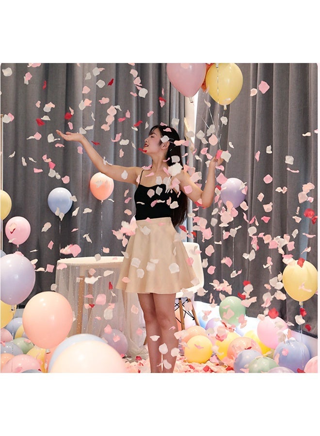 800 بتلة وردة صناعية لتزيين المشاهد الرومانسية، مناسبة لديكور حفلات الزفاف، حفلات أعياد الميلاد، وحفلات توديع العزوبية، 5×5.5 سم - Image 4