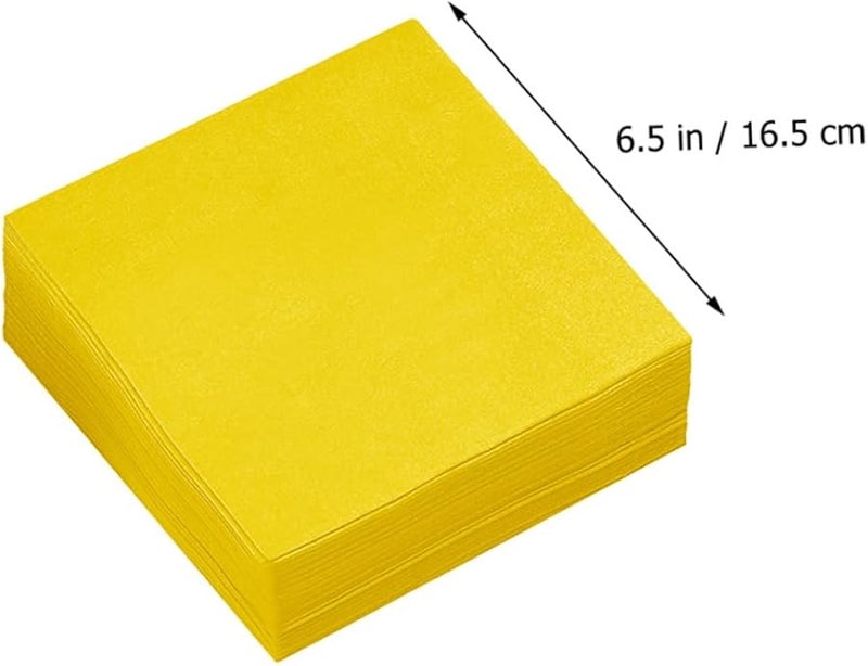 80 قطعة مناديل ورقية ملونة سميكة للاستخدام لمرة واحدة لتزيين طاولة حفلات أعياد الميلاد - Image 4