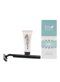 Eco Botanics Bulk Set  Travel Size Shaving Kit Individually Wrapped with Paper Box ( Pack of 50 )  - Image 1