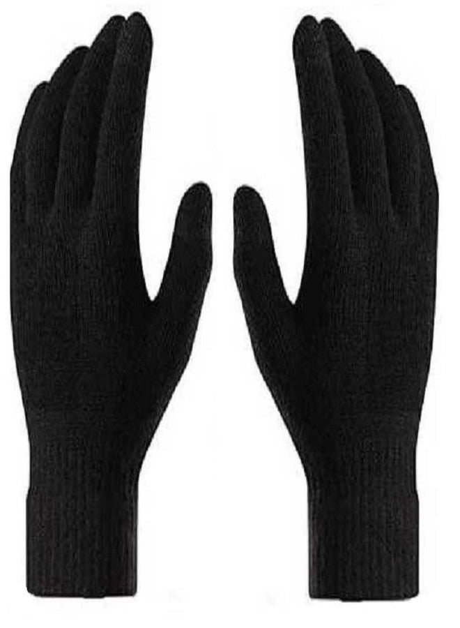 ATABZ Black Winter Skull caps with Gloves Combo Pack - Image 4