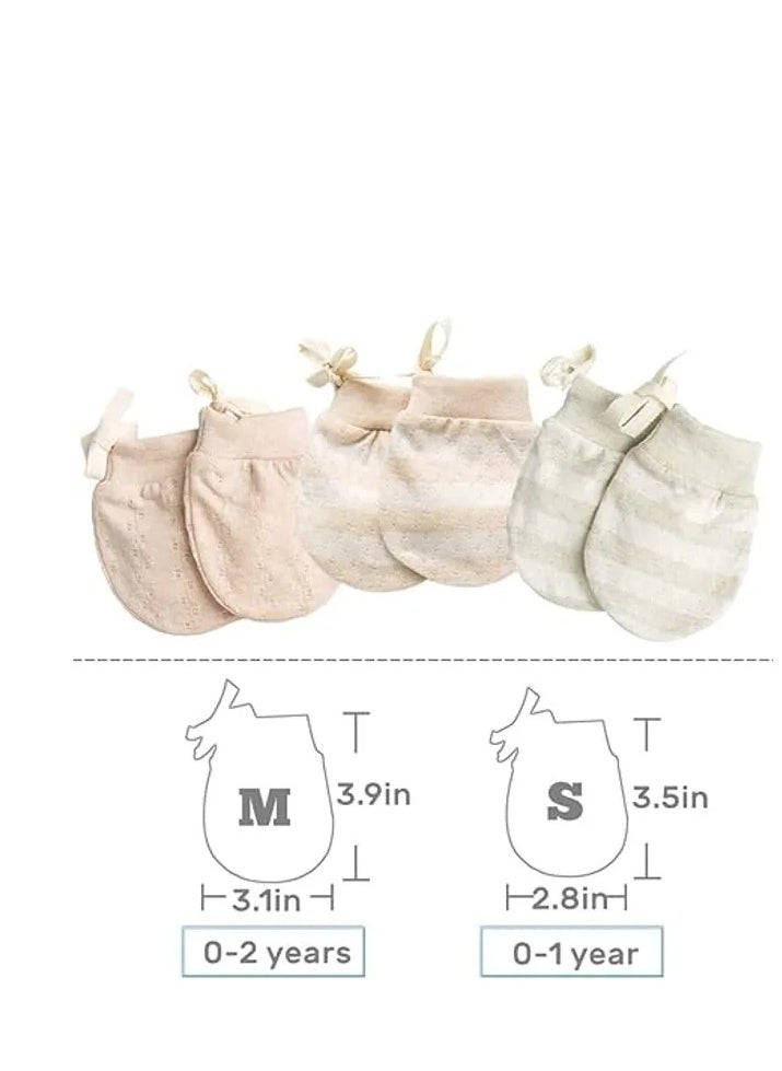 Factory Price Factory Price - Knitted New-born Hat & Mittens Gift Set - Bold Stripes  - Image 4
