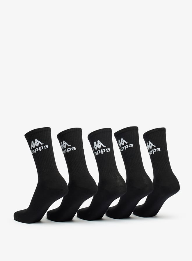 Kappa Women's Logo Print Ankle Length Socks - Set of 5 - Image 3