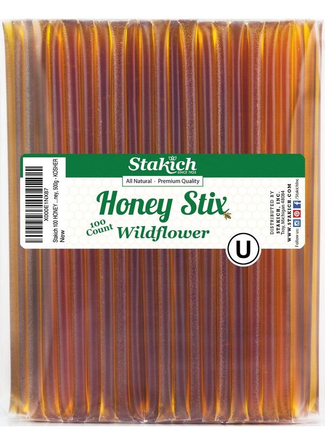 Stakich - Stakich Wildflower Honey Stix (100 Stix) - Image 1