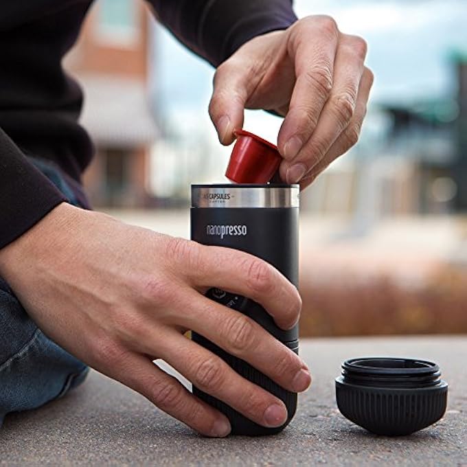 واكاكو ملحقات محول Nanopresso Ns لآلة صنع الإسبريسو المحمولة Nanopresso متوافقة مع كبسولات Ns مثالية للسفر والتخييم أو الاستخدام المكتبي - Image 3