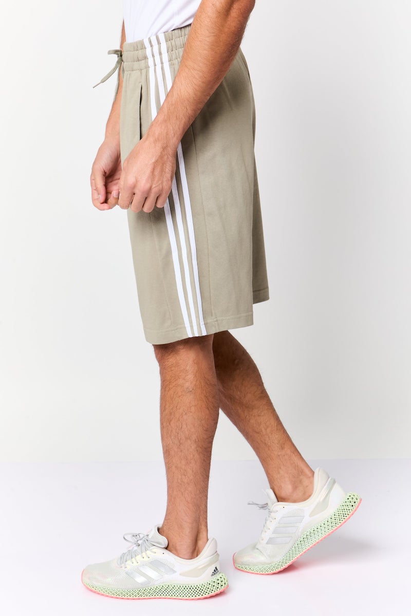 Adidas Men Sportswear Fit Embroidered Logo Training Shorts, Sage Green - Image 4