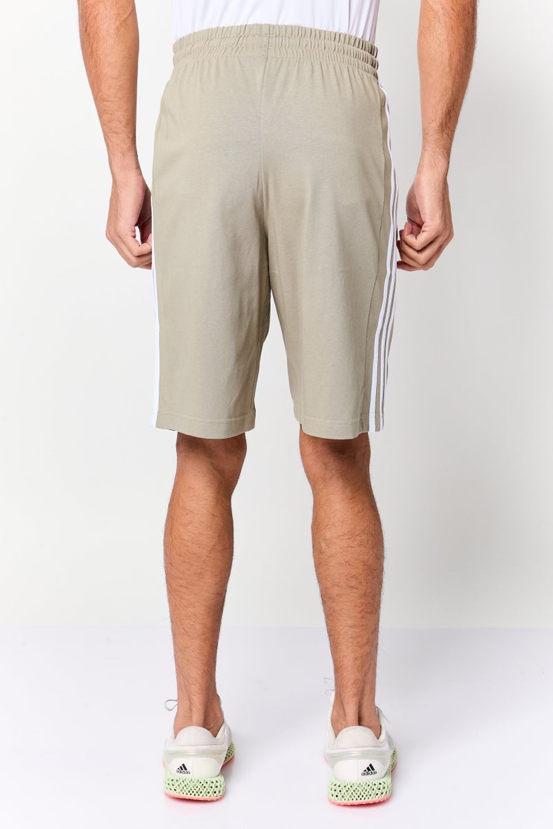 Adidas Men Sportswear Fit Embroidered Logo Training Shorts, Sage Green - Image 3