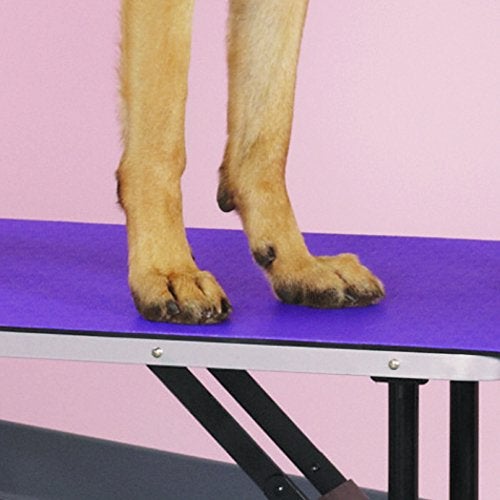 Top Performance PVC and Foam Pet Groomer’s Table Mat Purple 24x48 Inch - Image 2