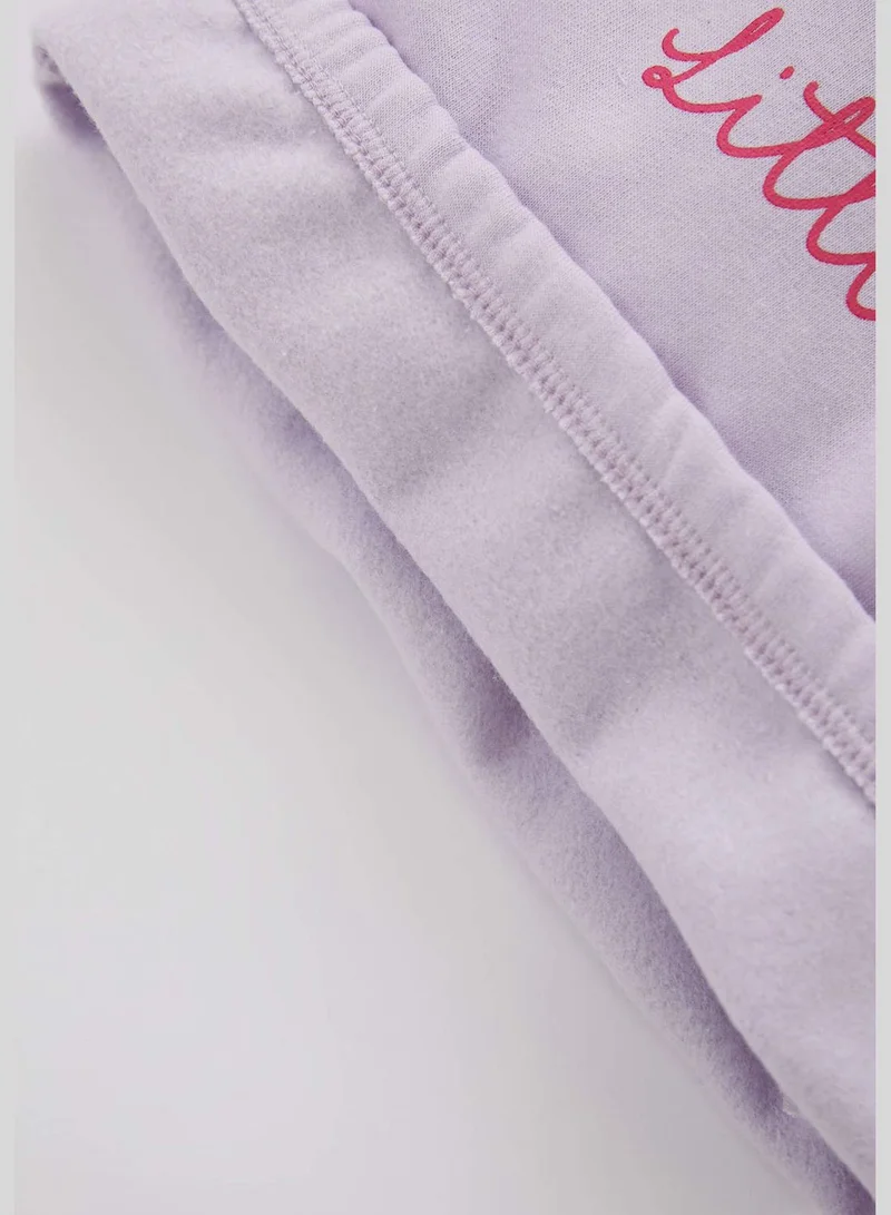 DeFacto BabyGirl Regular Fit Bike Neck Long Sleeve Knitted Sweatshirt