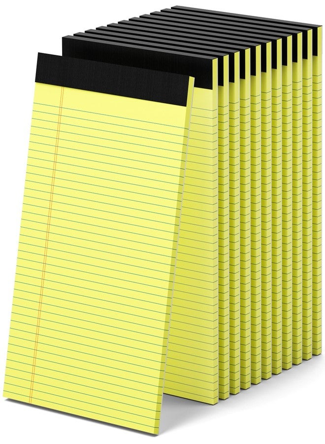 AILZFEI 12 Pack Yellow Legal Pads 8.5 x 11.75 College Ruled Yellow Legal Pad 30 Sheets Note Pads Double-Sided Printing Notepads Perforated Writing Pad with 38 Blue Horizontal Line - Image 1