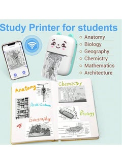 Generic Mini Photo Printer, Portable Thermal Printer For Android Or IOS APP, Inkless Printer Gift For Kids, Friends, Used In Home, Office, Study, Work List Pri Eid Al-Adha Mubarak  - Image 3