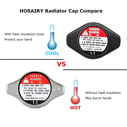 HOSAIRY Cooling Radiator Cap w/Anti-Hot Cover 19045-PAA-A01 for Acura RSX MDX TSX Honda Civic Accord Odyssey CR-V and More Vehicles - Image 4