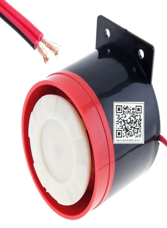 SNA Plastic Wired Mini DC 12V Horn Siren Home Security Sound Alarm System 120dB, Standard Size - Image 4