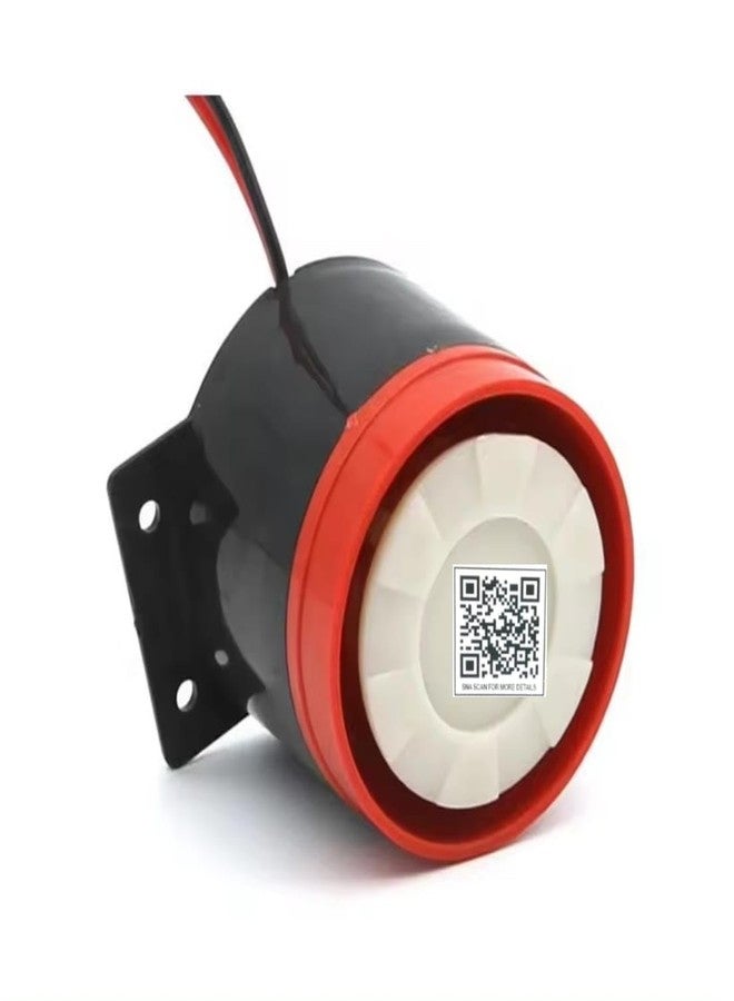 SNA Plastic Wired Mini DC 12V Horn Siren Home Security Sound Alarm System 120dB, Standard Size - Image 2