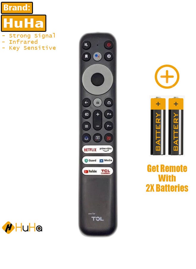 هوها التحكم عن بعد لشاشة TCL 4K سوداء  - Image 1