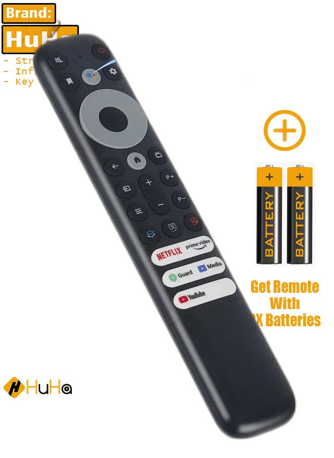 هوها التحكم عن بعد لشاشة TCL 4K سوداء  - Image 3
