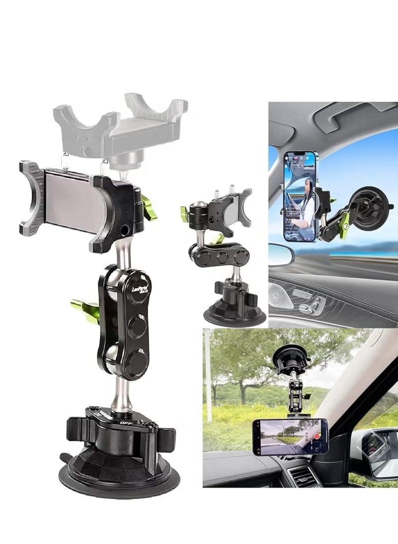 LanParte Universal Ball Head Arm for Phone New 360° Rotating Car Phone Holder Mount - Image 2