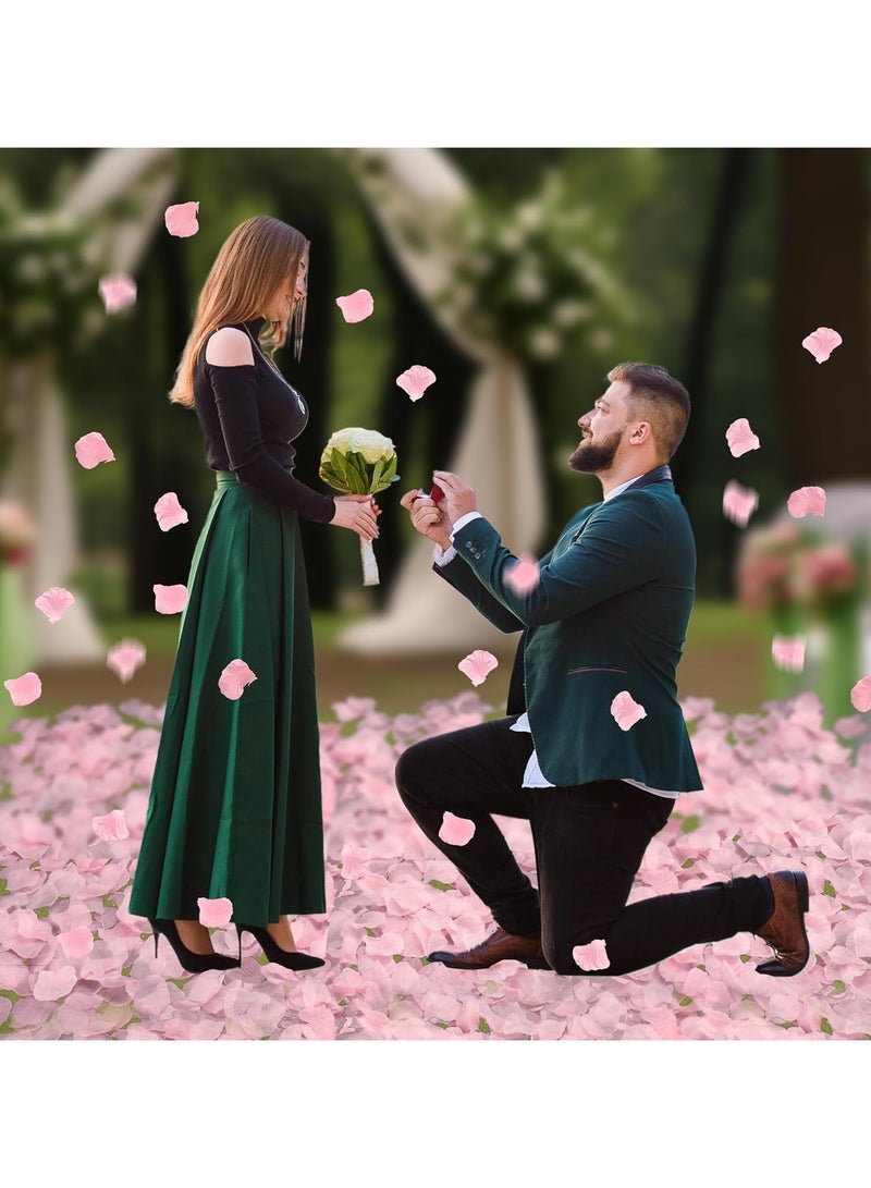 3000 PCS Pink Artificial Silk Rose Petals for Romantic Night, Wedding, Party, Anniversary Flower Decorations - Image 5