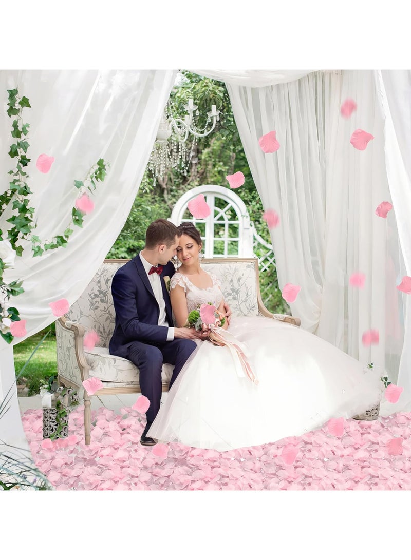 3000 PCS Pink Artificial Silk Rose Petals for Romantic Night, Wedding, Party, Anniversary Flower Decorations - Image 4