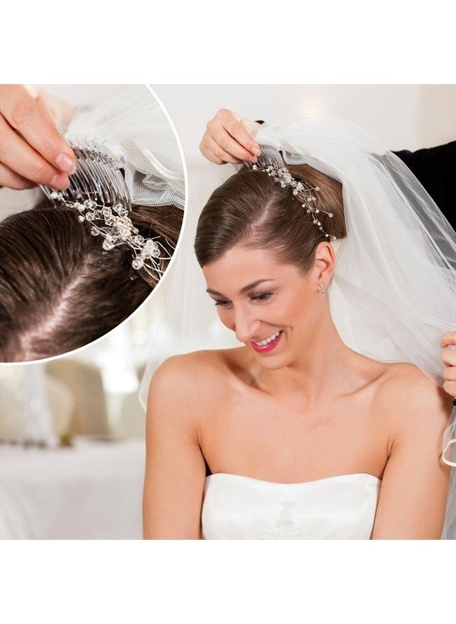 BTYMS - 24 Pcs Plastic Hair Side Combs French Twist Comb with 23 Teeth Fine Hair Clips Decorative Hair Combs for Women - Image 1