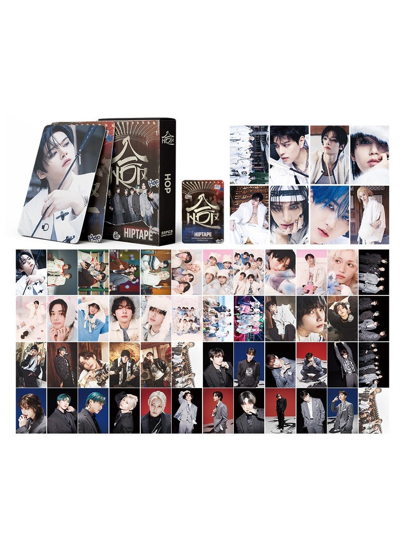 NIBEMINENT 55 Pcs Kpop Stray Kids HOP Lomo Cards Card For Fans Collection Gifts - Image 1