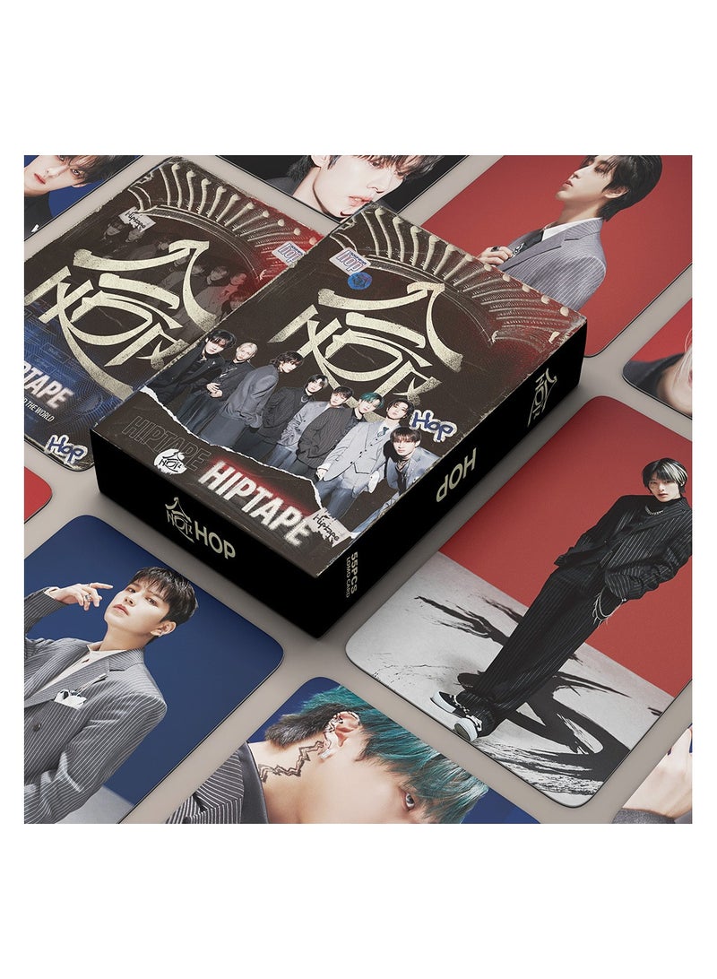 NIBEMINENT 55 Pcs Kpop Stray Kids HOP Lomo Cards Card For Fans Collection Gifts - Image 2