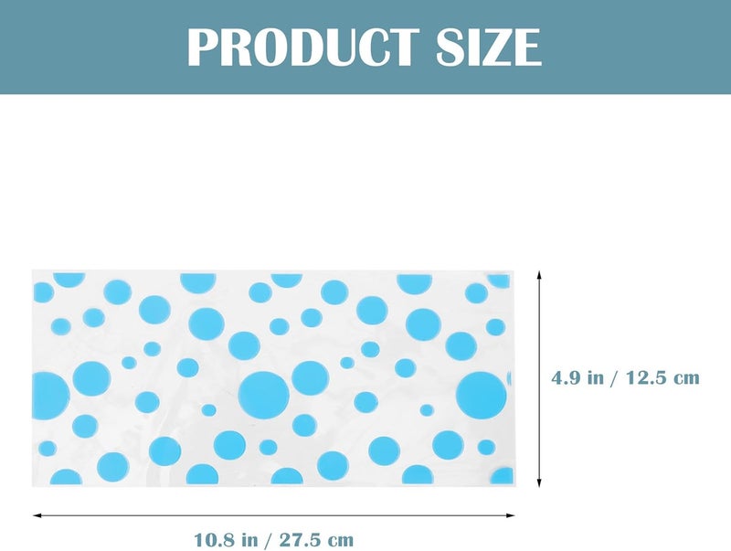 MOBUTOFU 100pcs Polka Dot Treat Bags Birthday Party Candy Cookie Bags Cellophane Snack Biscuit Holders Festival Wrapping for Party Favors and Baking Supplies Random Style - Image 2