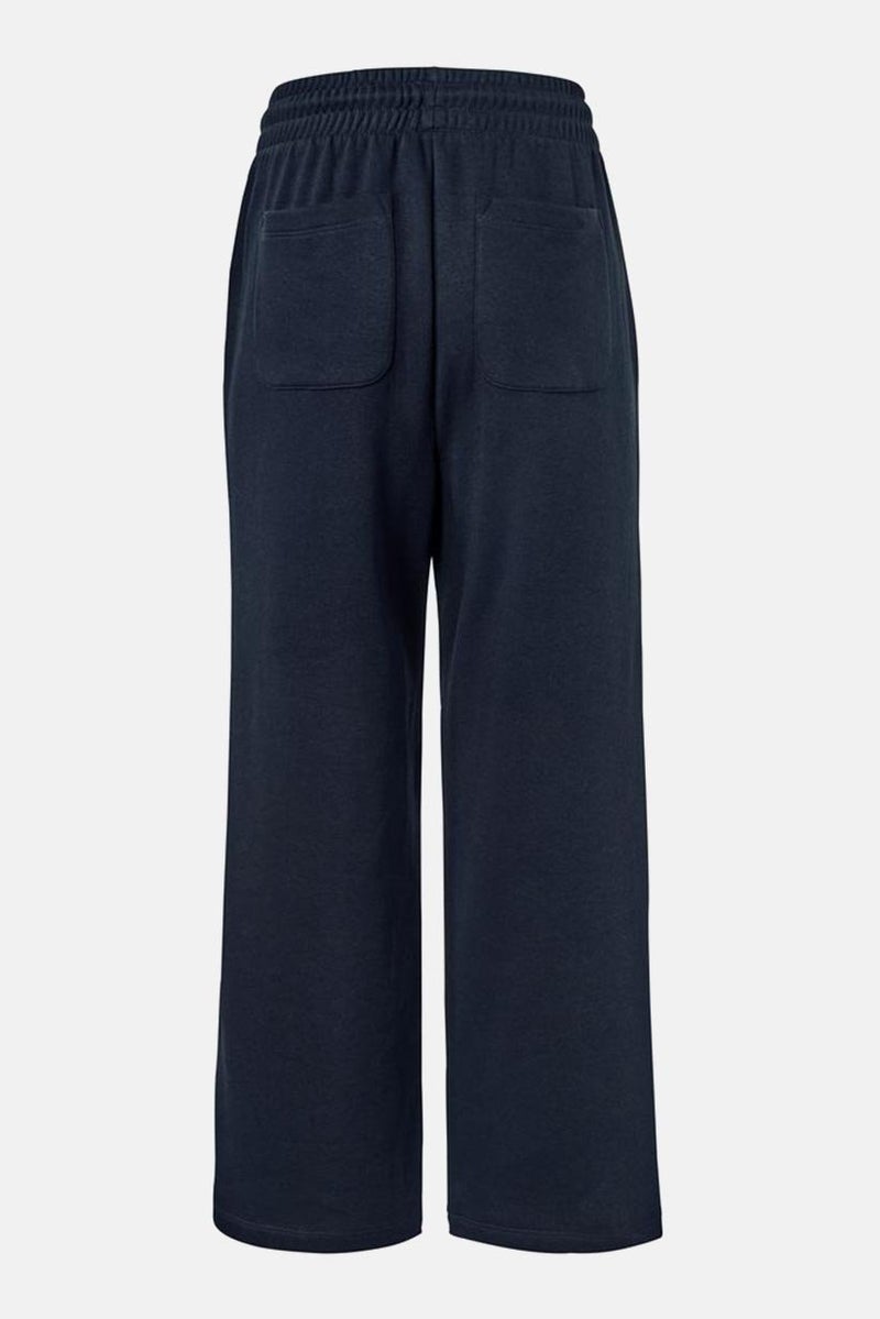 Tchibo Women Drawstring Plain Pants, Navy - Image 2