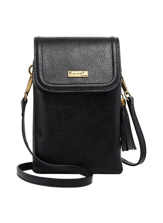 AnsTOP Small Crossbody Bags For Women Crossbody Cell Phone Bag Tassel Wallet Purses With 2 Strap Best Gift For Women - Image 1