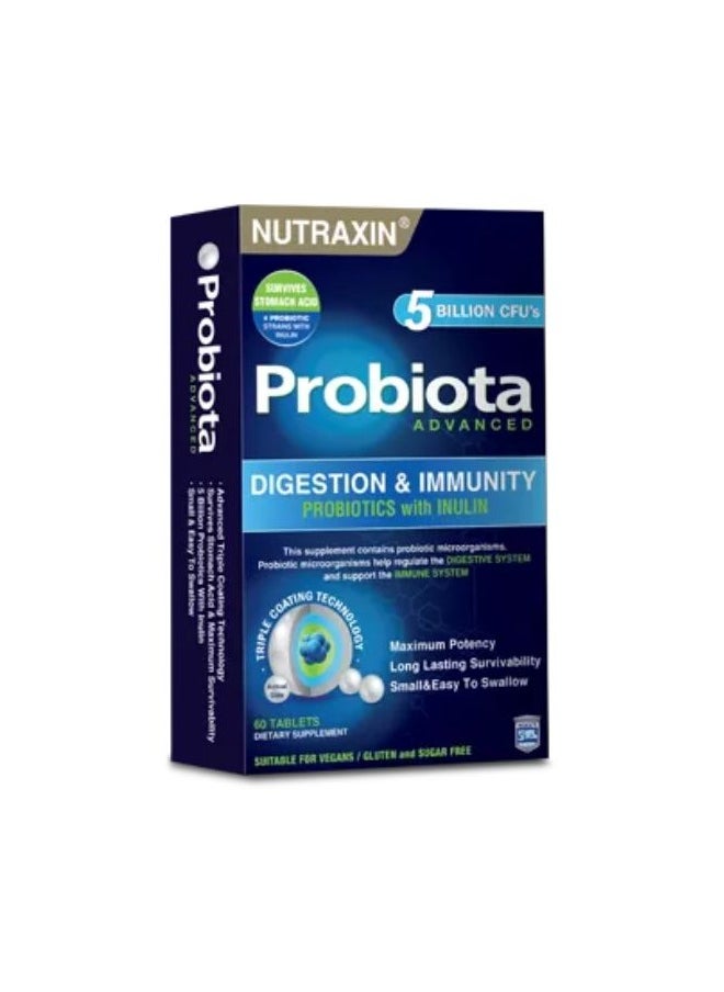 NUTRAXIN - NUTRAXIN Probiota Advanced 60 tablets - Image 1