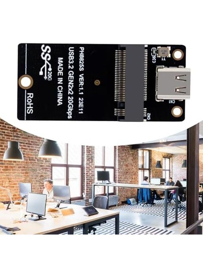 محول بروتوكول NVME من النوع C إلى SSD لوحة محول متوافقة مع 2230 و2242 و2260 و2280 - Image 4