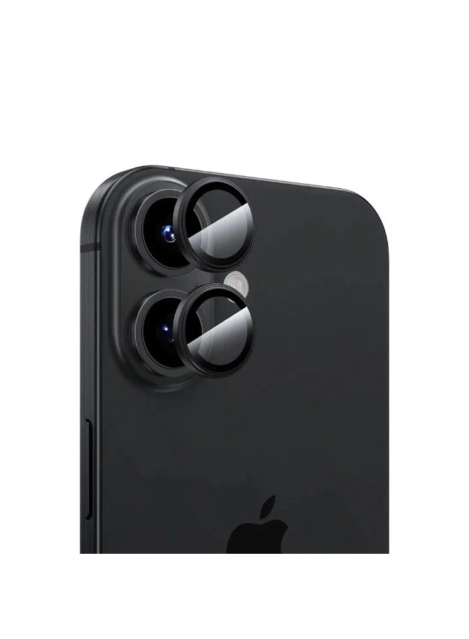 FITIT حماية عدسة الكاميرا لجهاز آيفون 16/16 بلس – زجاج مقسى 9H مع حلقة ألمنيوم، مضاد للبصمات، سهل التركيب – فيتت - Image 1