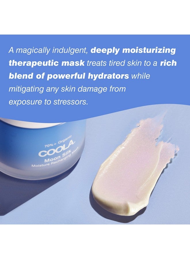 COOLA Organic Moon Silk Recharging Face Moisturizer Mask Dermatologist Tested Skin Barrier Protection With Vitamin C Vegan And Gluten Free 2 Fl Oz - Image 4