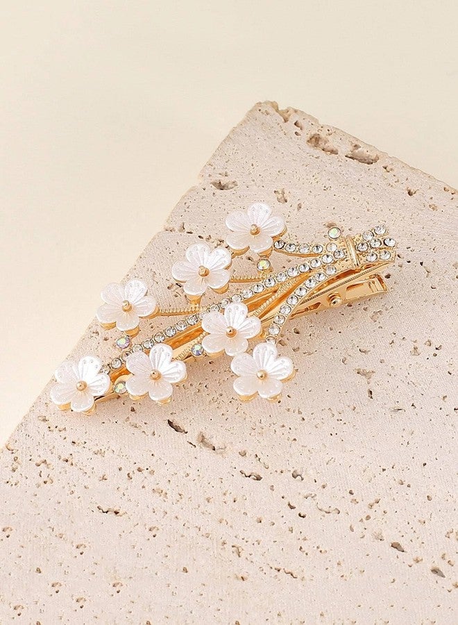 VSAKSH 2 Women's Bridal Rhinestone Crystal Hair Clips Hair Pins Wedding Hair Accessories Hair Pin Bride Barrette For Girls & Women - Image 4