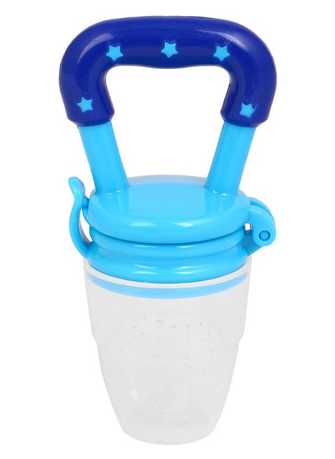 Pack Of 1 BPA Free Silicone Veggie Feed Nibble For Baby, M Size, 6 - 9 Months, Blue