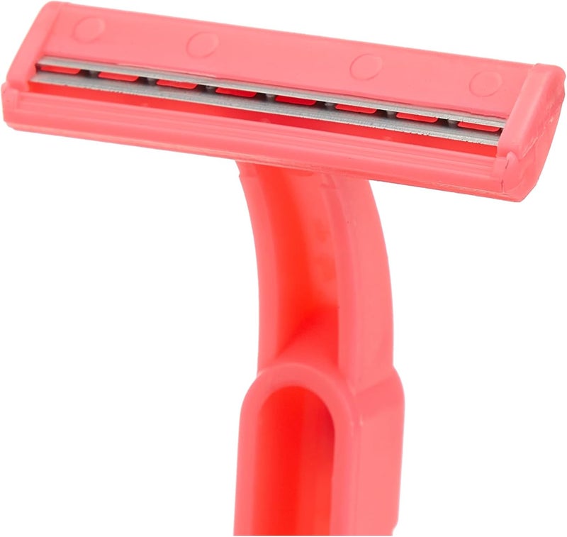 LASER شفرات حلاقة ليزر 2 ليدي بتوأم الشفرة القابلة للتصرف للنساء - عبوة قيمة تحتوي على 12 قطعة مع مقبض طويل جداً ومريح - Image 4